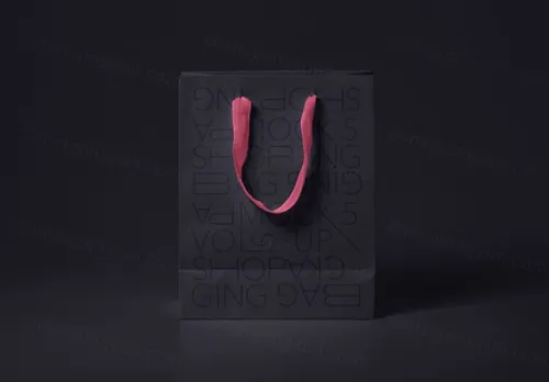 高品质购物袋设计贴图展示模版 Psd Shopping Bag Mockup