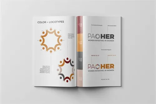 品牌风格指南杂志画册设计模板 Branding Style Guide Template