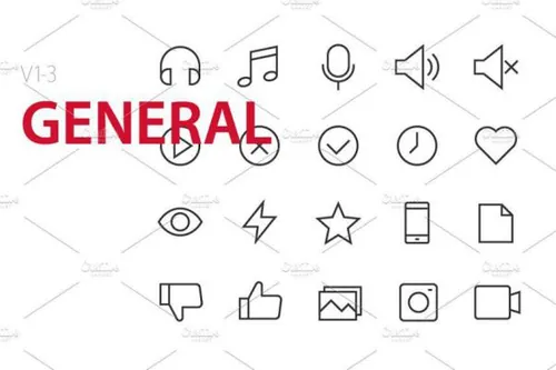 常用UI图标素材 60 General UI icons