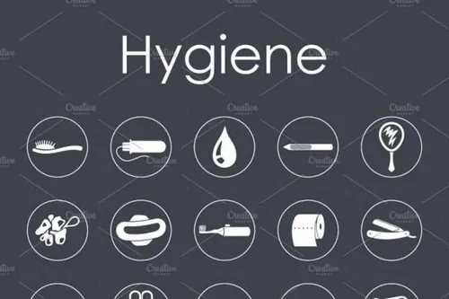 护理图标素材 hygiene simple icons