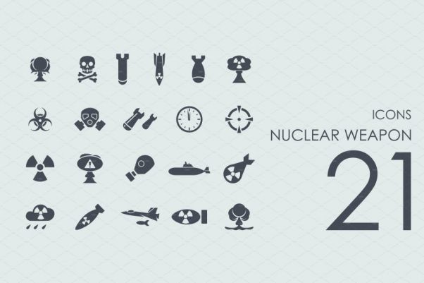 核武器图标素材 21 Nuclear Weapon icons