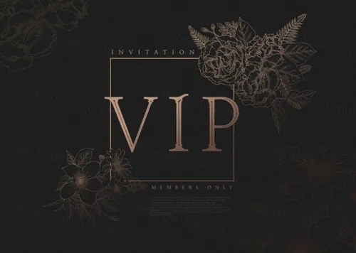 高质量烫金VIP卡抵用券邀请函PSD模版素材