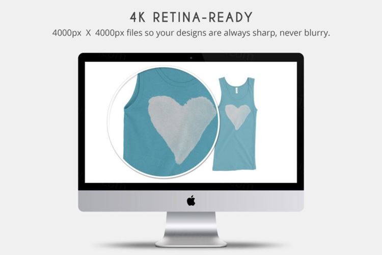 经典女士背心样机 Bella Canvas 1080 Tank Mockups