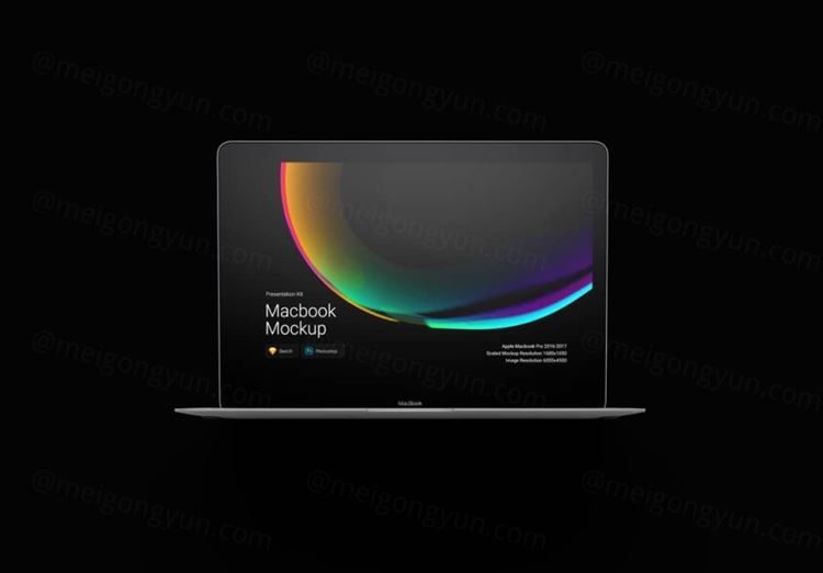 笔记本电脑模型场景模板素材Macbook and Macbook Pro Mockups