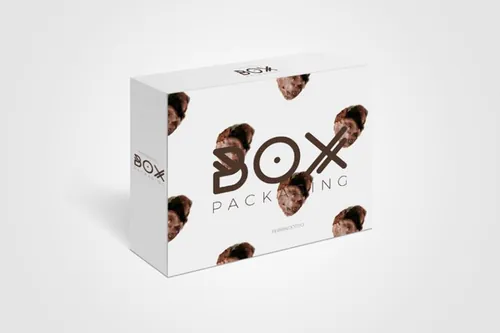 包装盒模型PSD贴图模板Box Packaging Mock Up
