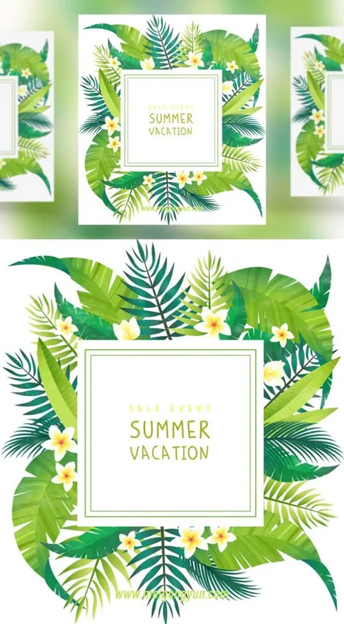 Summer Sale Big Event 夏季促销AI矢量海报素材 tid227a1703