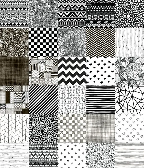高品质的手绘矢量无缝背景纹理大集合