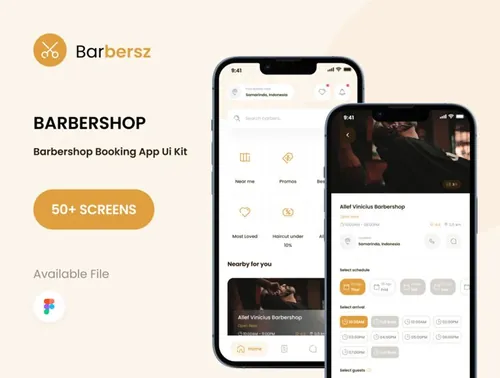 高质量电商平台移动APP界面设计UI素材 Barbersz
