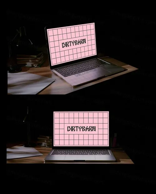 13寸苹果笔记本网页设计展示样机模板 13″ MacBook