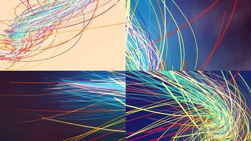 五颜六色的彩色线条背景纹理底纹合集