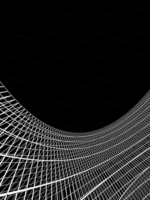 三维抽象线框数字山脉背景 未来科技大数据技术概念 Abstract wireframe background