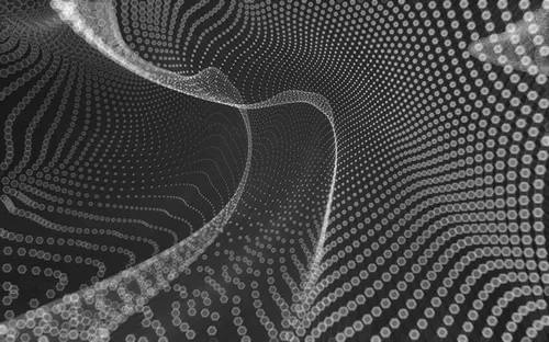 三维抽象线框数字山脉背景 未来科技大数据技术概念 Abstract wireframe background