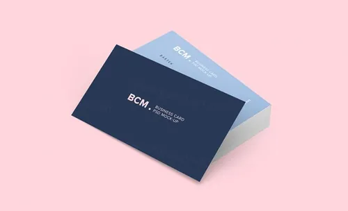 名片模型PSD贴图模板Clean Business Card Mockup