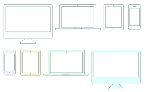 矢量设备Computer Devices - Line Art