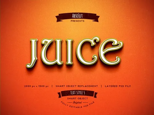 复古戏剧风格文字效果图层样式retro_text_5