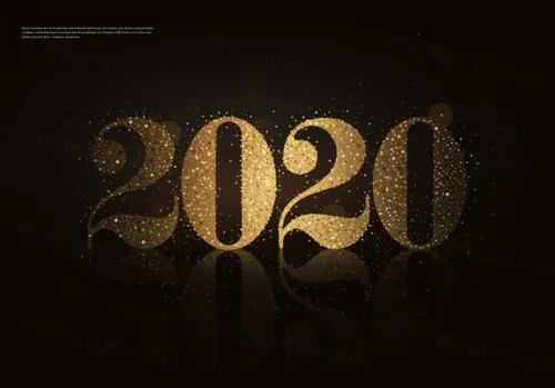 炫酷的立体年鼠年海报模板