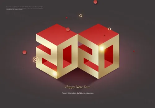 高级感的2.5d立体字海报模板