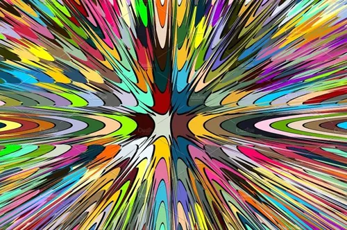 抽象彩虹颜色设计背景Abstract colour