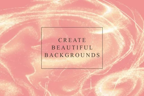 高端奢华轻奢质感的金粉背景素材magic-shapes