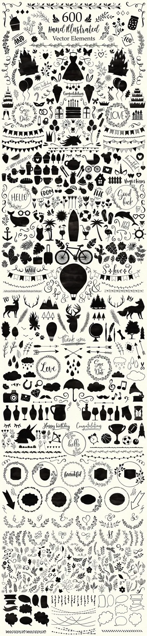 高品质的手绘水彩和金属质感纹理背景集合PS_Watercol