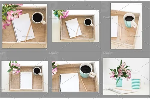 笔记本日志本场景样机模板 Coordinating-Stock-Images-Mockups