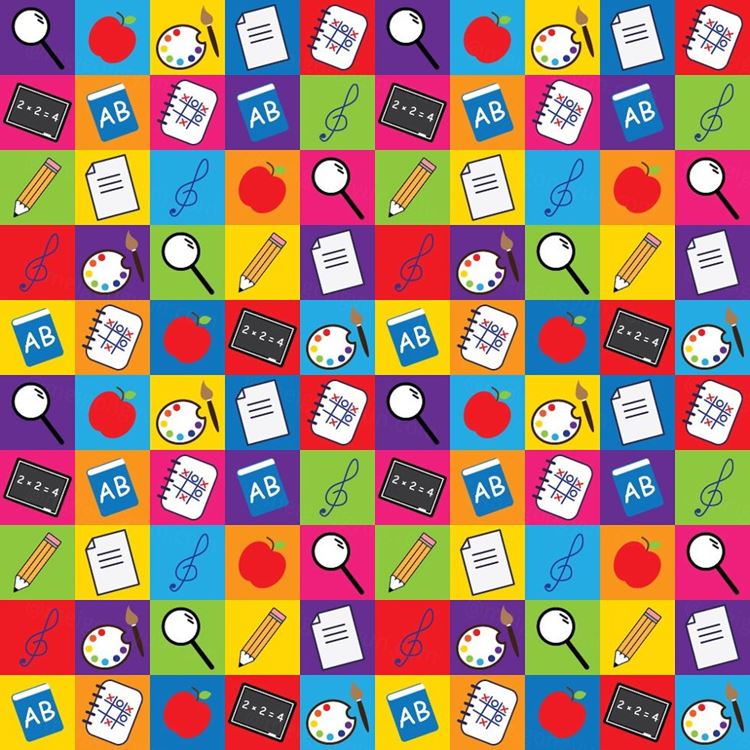 教育图标无缝背景Education concept.