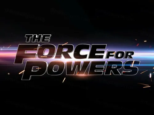 震撼的电影立体3D效果金属文字素材