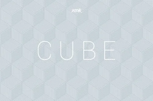 时尚的魔方抽象正方形几何图形无缝底纹纹理素材 cube-se
