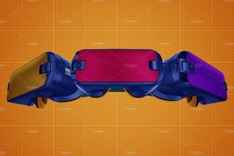 高品质的虚拟现实模拟VR眼镜模型2656817 VR Mockup V.2