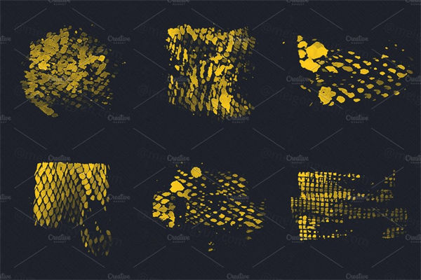 网眼效果笔刷效果 Mesh Brush Pack Volume 1