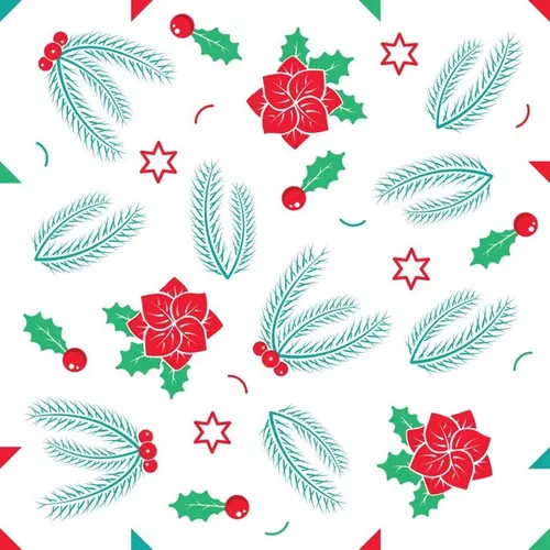 圣诞节主题无缝背景矢量素材christmas_seamle