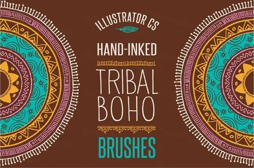 波西米亚部落背景纹理素材 50 Boho – Tribal