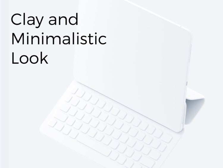 高品质极简主义苹果全套设备白模样机PSD模板素材 Minimal Apple mockups bundle