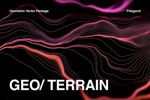 时尚抽象地理等高线集合线条矢量纹理背景底纹集合terrain