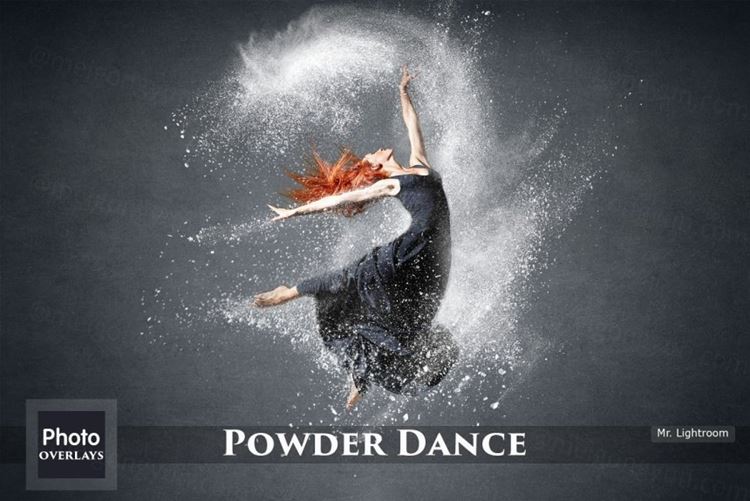 105款高质量白色粉末爆炸效果素材 White powder