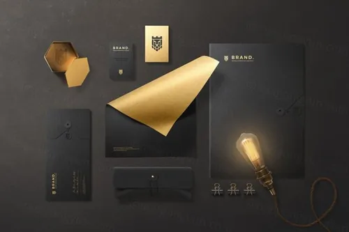 企业办公文具品牌VI场景样机v2 Branding Mockup Essentials