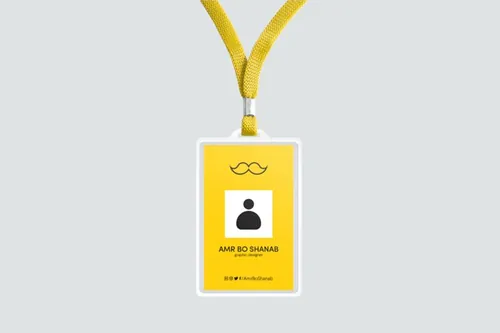 Vertical Pass ID Mockup