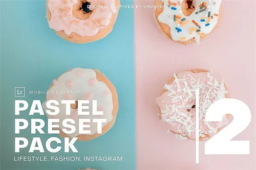 柔和粉彩暖色调照片调色滤镜LR预设下载