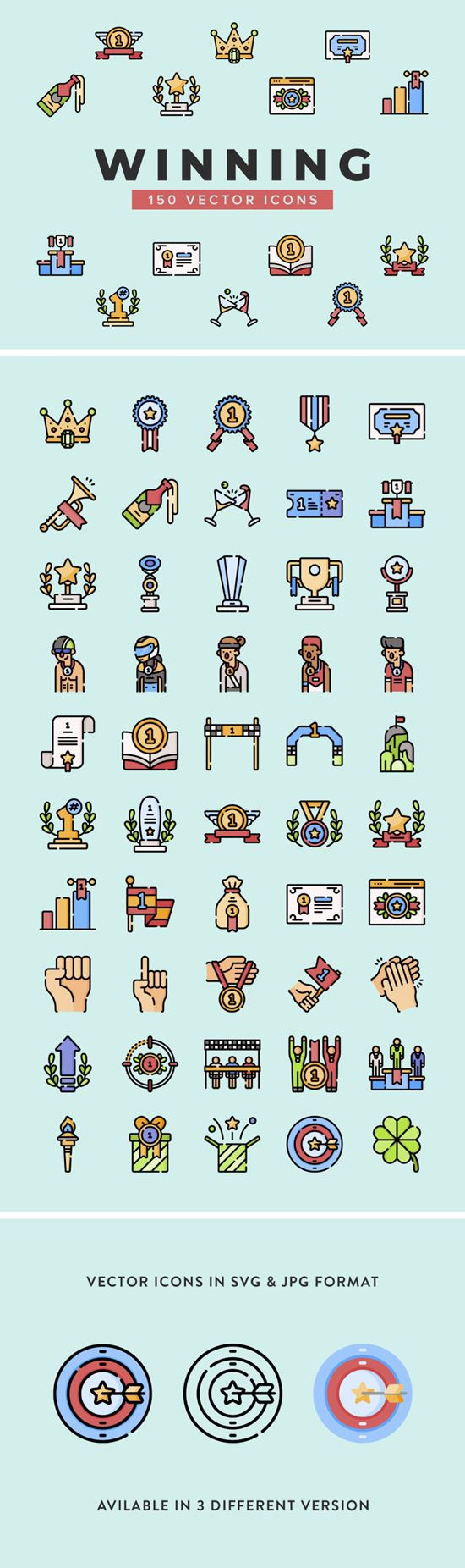 获胜图标 冠军图标 赢家 比赛 竞技 图标