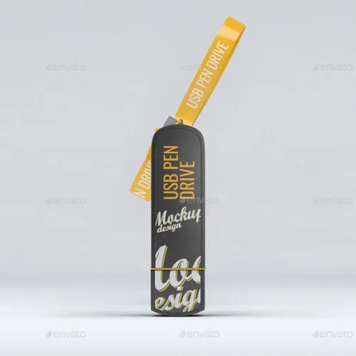 USB笔式驱动器样机模板USB Pen Drive Mock-Up 21828697