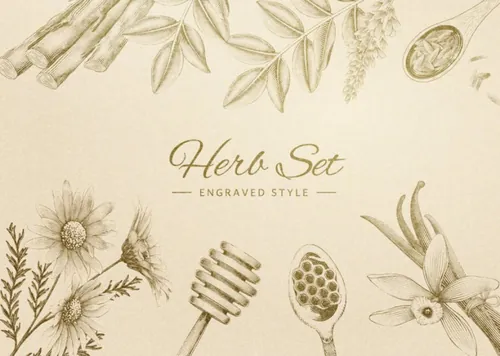 洋甘菊花茶草本有机消炎健康茶包AI矢量海报模板 Brand Chamomile Tea