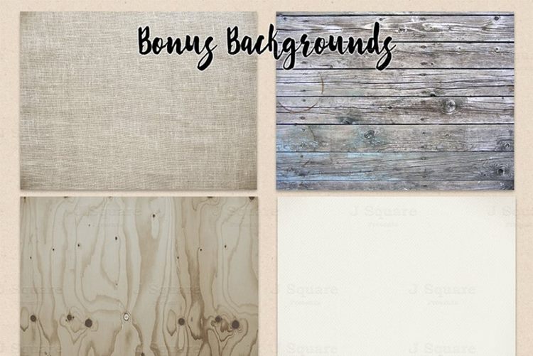 浪漫主义A5/A6规格贺卡样机模板 10offRomanti