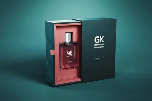 高档香水瓶包装设计提案PSD样机模板 Perfume Bottle Package Mock-up