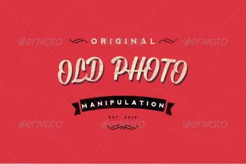 照片做旧效果动作Old Photo Manipulation