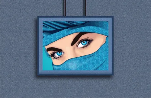 照片相框海报画框样机PSD模板 Photo Frame Mockup PSD