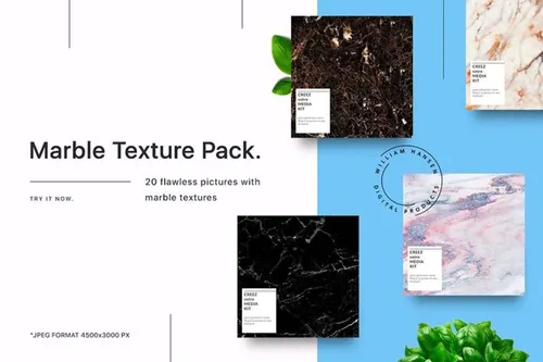 20个高端豪华轻奢质感的大理石纹理背景图案底纹素材20-ma