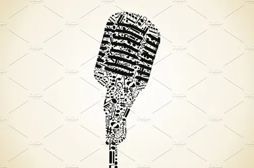 麦克风矢量图案Microphone