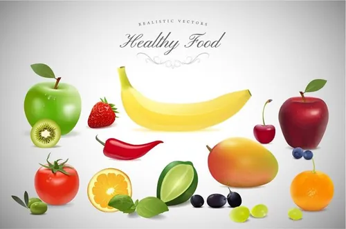 水果和蔬菜的汇集Vector Fruit-amp; Vegetables Collection