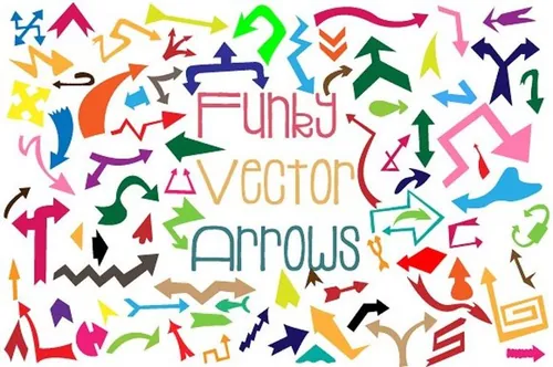 手绘箭头形状Hand Drawn Vector Arrows