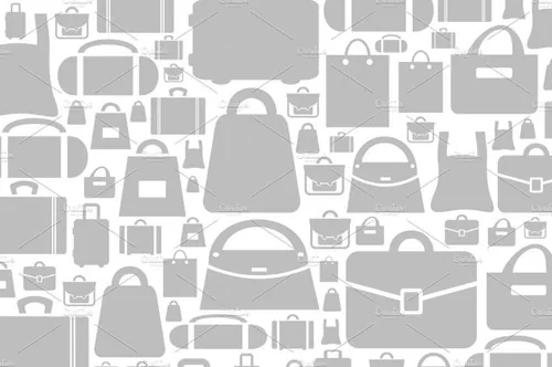 书包手提包背景矢量插图Bag a background